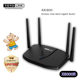 TOTOLINK รุ่น X5000R  AX1800 สัญญาณแรงดี ทำโหมด repeater ได้ ประกัน Lifetime By KING IT