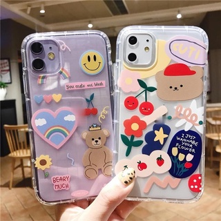 เคสน่ารัก ซิลิโคนสกรีนลายการ์ตูน TPU นิ่ม ลายน่ารัก ฟรุ้งฟริ้ง ต้องมีติดไว้ #301