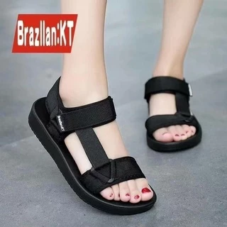 (พร้อมส่งรอรับ1-2วัน) ​รองเท้ารัดส้น 3 สาย​ สไตล์เกาหลี