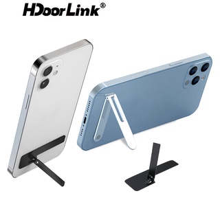 Hdoorlink  ที่วางโทรศัพท์ บางเฉียบ ติดโทรศัพท์มือถือ รองรับโลหะ ทนทาน สําหรับ Samsung Huawei Xiaomi