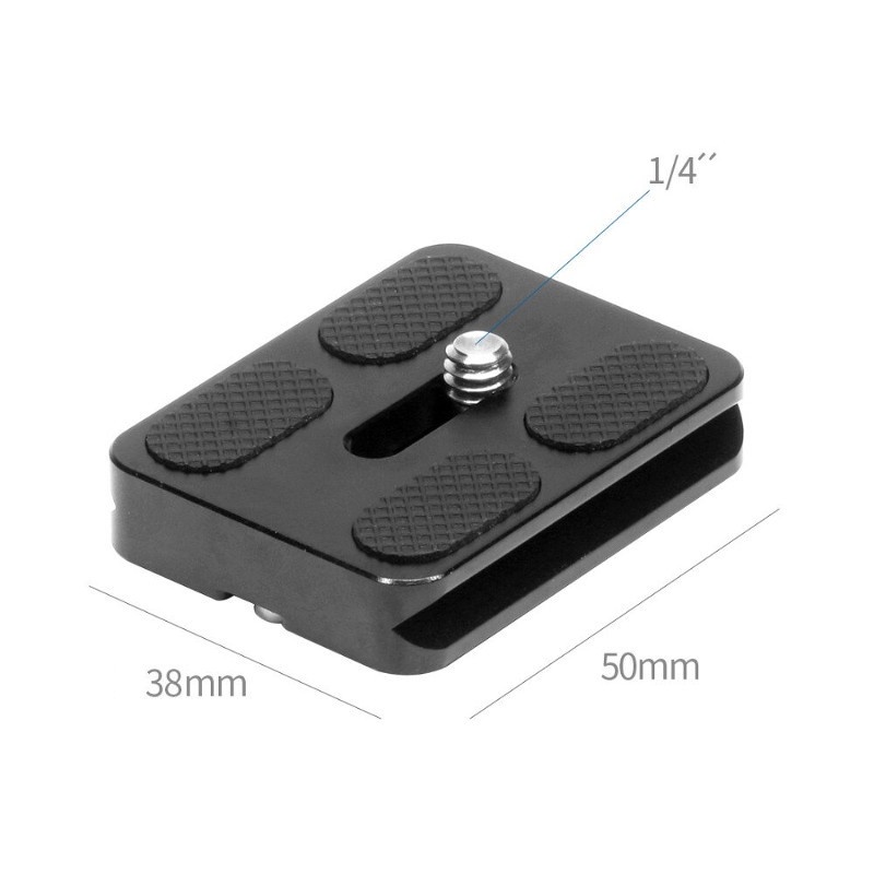 Tripod Head Quick Release Plate PU50 Arca Swiss Standard เพลท หัวขาตั้งกล้อง ขนาด 38mm x 50mm