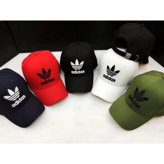 พร้อมส่ง!!! หมวกแก๊ป Adidas AA01 CAP COTTON ดำ แดง ขาว เขียว น้ำเงิน