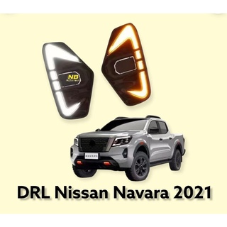 ไฟเดไลท์ navara 2020 2021 ไฟเดไล์ ไฟตัดหมอก นิสสัน นาวาร่า DRL NISSAN NAVARA 2020 2021 LED BAR ไฟเลี้ยววิ่ง