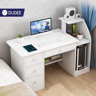 DUDEE Modern desk โต๊ะคอมพิวเตอร์ โต๊ะทำงาน อ่านหนังสือ