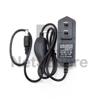 Adapter 4-12V 1A Adjustable with Positive/Negative Switch อะแดปเตอร์ปรับค่าได้ DC Power Supply 5.5*2.5mm And 5.5*2.1mm US Plug