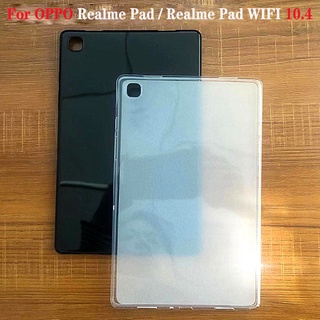 เคสแท็บเล็ต TPU นิ่ม ปิดด้านหลัง พร้อมฟิล์มกระจก สําหรับ Realme Pad 10.4 นิ้ว 2021 RMP2102