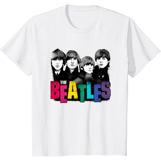 DRG เสื้อยืด ขนาดใหญ่ พิมพ์ลาย The Beatles สีสันสดใส สําหรับผู้ชาย และผู้หญิง