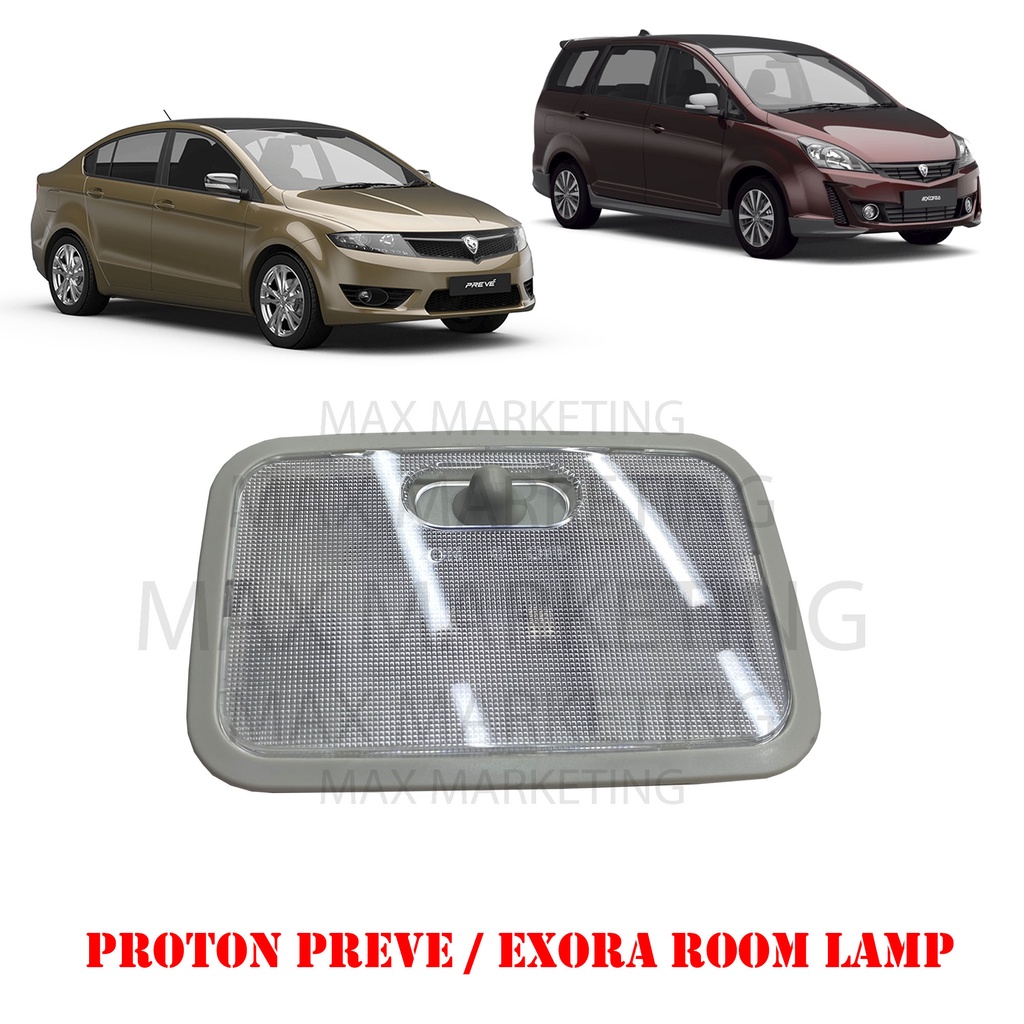 Proton Exora Proton Preve ในร่มภายใน Assy โคมไฟห้องหลังคาหลอดไฟเลนส์ OEM อะไหล่ทดแทน