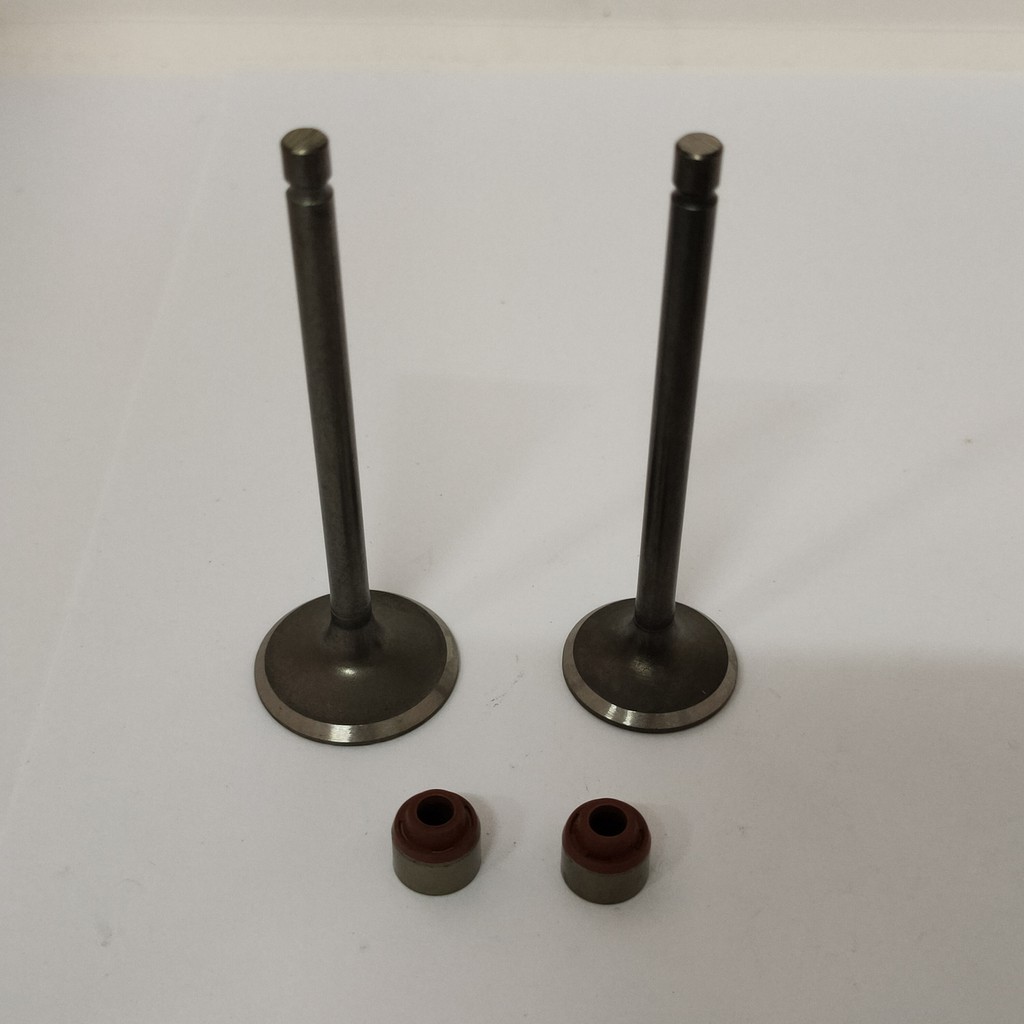 EX5/DREAM/WAVE125/WAVE110-DASH/KRISS110 EXHAUST & INTAKE VALVE พร้อมชุดซีลวาล์ว/ 4 IN 1/ A CLASS
