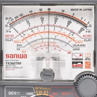 Sanwa อนาล็อก มัลติมิเตอร์ รุ่น YX360TRF มิเตอร์ เข็ม เครื่องวัดไฟ Analog Multimeter