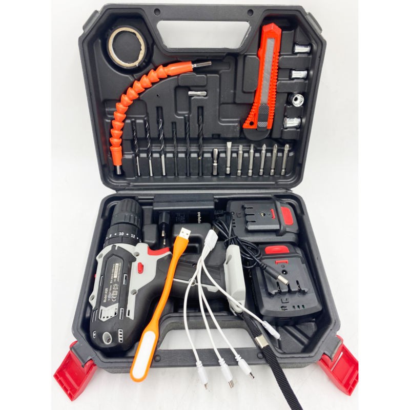 V Riino Drill Cj Wow Shop สว่านไร้สาย สว่านกระแทก สว่านแบตไร้สาย