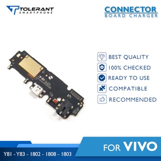 บอร์ดชาร์จ Pcb Vivo Y81 Y83 1802 1808 1803 ปลั๊กอะแดปเตอร์ชาร์จ Usb พอร์ต + ไมโครโฟน + แฮนด์ฟรี