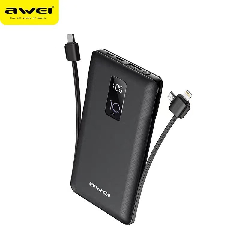 AWEI P8K POWER BANK 10000mAh ของแท้ 100%