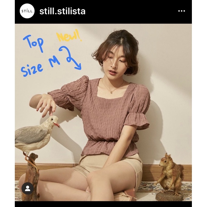 เสื้อสีชมพูหม่นๆ จาก stilistashop