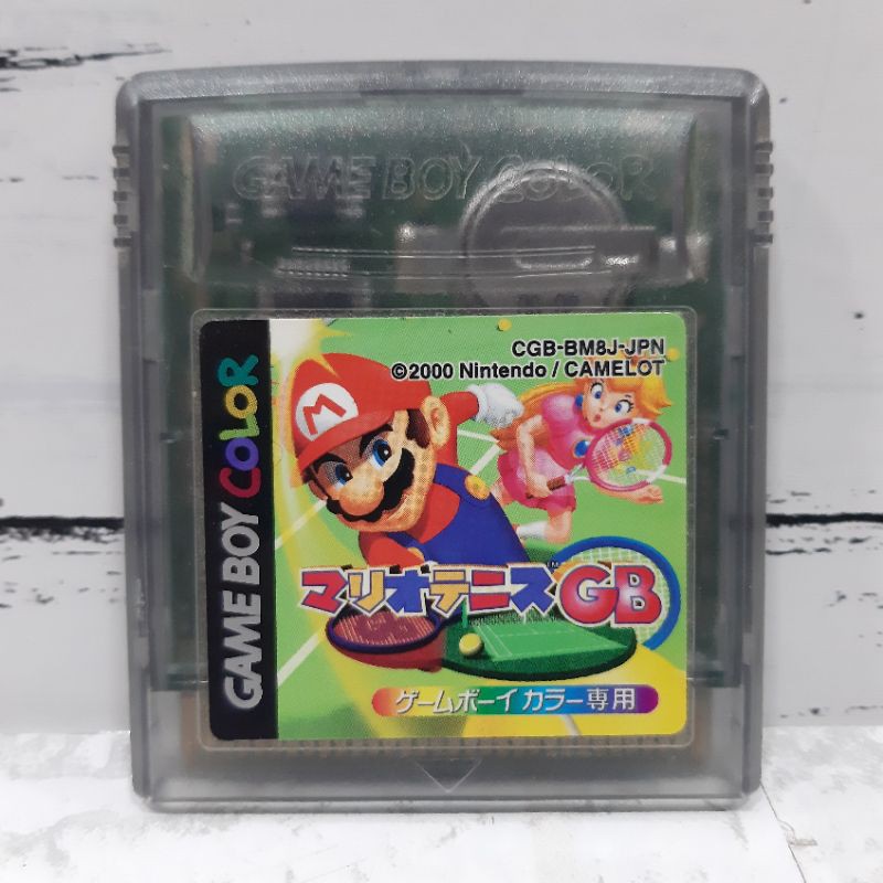 ตลับแท้ [GBC] [0011] Mario Tennis GB (Japan) (CGB-BM8J) Gameboy Game Boy Color เกมบอย