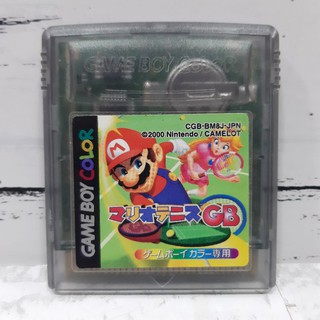 ตลับแท้ [GBC] [0011] Mario Tennis GB (Japan) (CGB-BM8J) Gameboy Game Boy Color เกมบอย