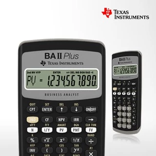 BA II Plus โฉมใหม่ เครื่องคิดเลขการเงิน Texas Instruments ของแท้ ของใหม่ ประกันศูนย์