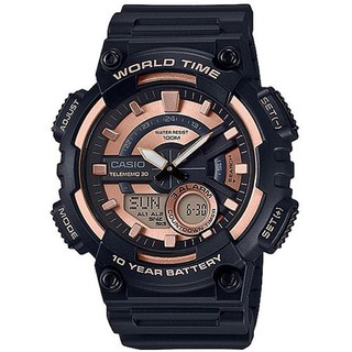 CASIO นาฬิกาข้อมือ รุ่น AEQ-110W-1A3VDF