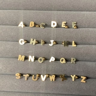 A.piece จิวเงินแท้ [all silver 925] Alphabet piercing (212) (ราคาต่อข้าง)