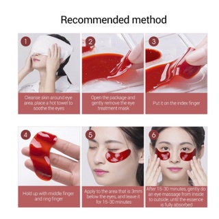 แผ่น มาร์คใต้ตา 6 สูตร Lanbena Collagen Crystal Eye Mask มาส์กคอลลาเจนต่อต้านริ้วรอย มาส์กใต้ตา ลดใต้ตาดำคล้ำ ลดตาบวม