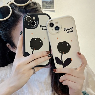 เคสโทรศัพท์ซิลิโคน TPU แบบนิ่ม ลายดอกทิวลิป กันกระแทก สําหรับ Huawei Y9 Prime 2019 Y7A Y9S Nova 4 5 6 7 SE 7I 4SE 5T P30 P40 PRO lite Honor 20 8X 9X PRO