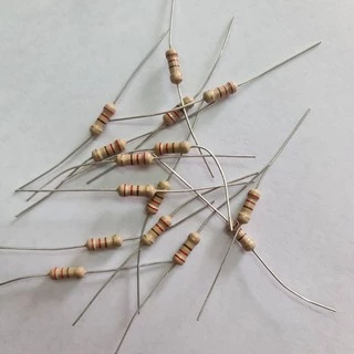 0000664 R 220 Ω 1/2 W อาร์ 220 โอห์ม 220 โอม ตัวต้านทาน รีชีสเตอร์ Resistor 20 ตัว
