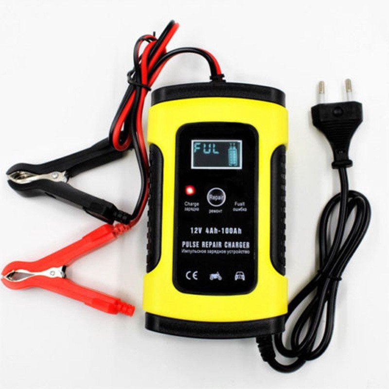 เครื่องชาร์จแบตเตอรี่12V4Ah-100Ahเครื่องซ่อมแบตเตอรี่อัจฉริยะซ่อมแบตเตอรี่รถยนต์มอเตอร์ไซด์