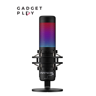 HyperX QuadCast S – RGB USB Condenser Microphone for PC, PS4, PS5 , Anti-Vibration Shock Mount, 4 Polar Patterns