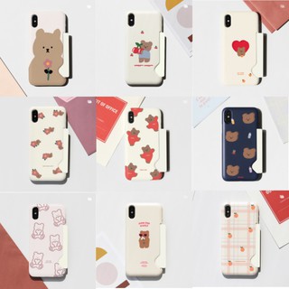 【Korean Phone Case】 Collection of 20 new designs Slim Card Cute Hand Made Unique SAMSUNG Compatible for iPhone 8 xs xr 11pro 11 12 12pro mini Samsung Korea Made