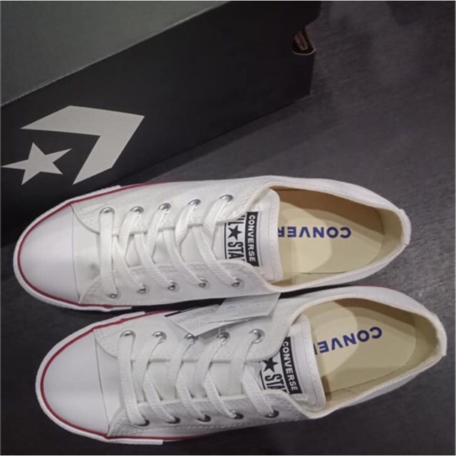 Converse All Star Dainty ox Classic - White/Red (537204CWW) รับประกันของแท้!!