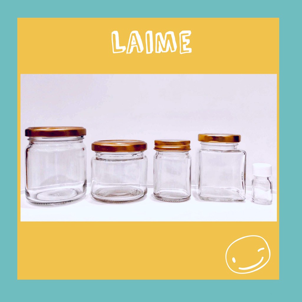 แก้วเป็ก ขวดแก้ว กระปุกเเก้ว ขนาด 5, 60, 100, 160, 210 ml.