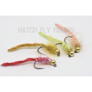 เหยื่อล่อแมลงวัน ~ Chenille Worm Jig Fly