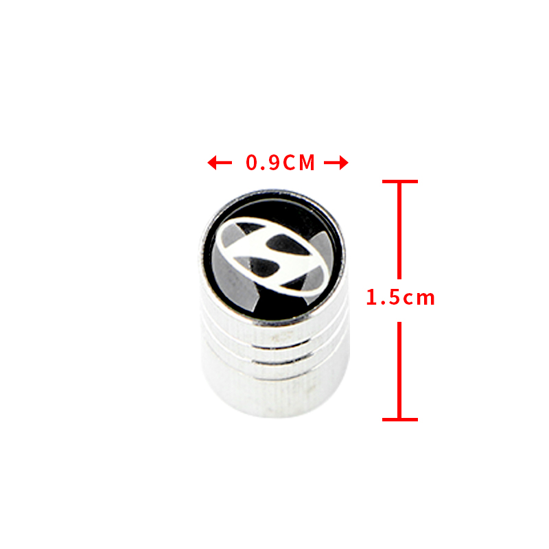 4 ชิ้น จุกลม พร้อมกล่อง ฝาปิดลมยาง ฝาปิดจุกลมยางรถยนต์ 4PcsSet Car