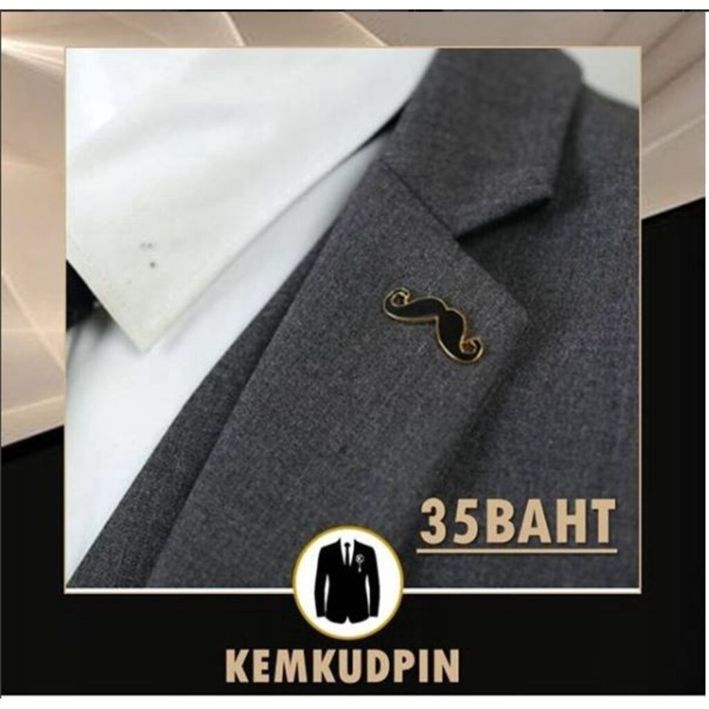 เข็มกลัดติดสูท ติดเสื้อ Lapel pin แว่นสายตา - รูปที่ 2