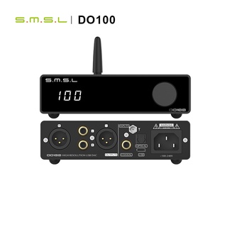 Smsl DO100 Hi Res ตัวถอดรหัสเอาท์พุต DAC ES9038Q2Mx2 บลูทูธ 5.0 DSD512 32Bit 768KHZ OPA1612x4 พร้อมรีโมตคอนโทรล