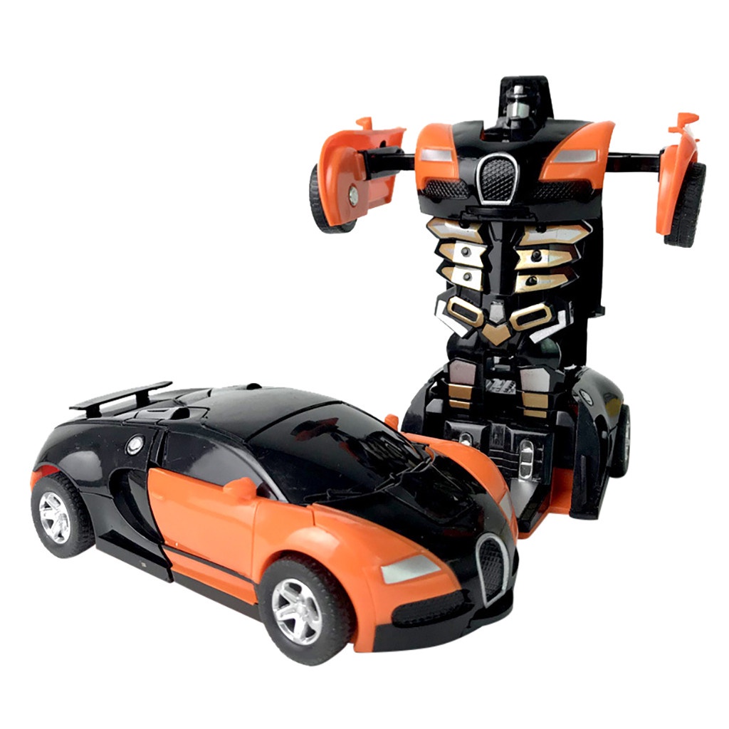 model：2 in 1 Deformation Robot Car Children's Toy Car Model lastic Mini ...