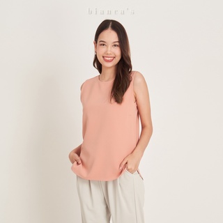 เสื้อคอกลมแขนกุดรุ่น Sleeveless Basic Tops