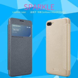 NILLKIN เคส ASUS ZenFone 4 Max Pro รุ่น Sparkle Leather Case แท้ !! ใหม่ล่าสุด