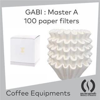 Gabi Filter 100 แผ่น | กระดาษกรอง Wave 155 สำหรับ Gabi Master A และ Kalita Wave 155
