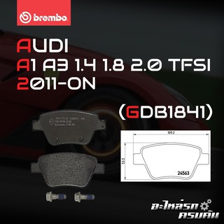 ผ้าเบรกหลัง BREMBO สำหรับ AUDI A1 A3 1.4 1.8 2.0 TFSI 11-&gt; (P85114B/X)