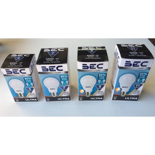 BEC หลอดไฟ LED Bulb รุ่น ULTRA แสงขาว (Daylight) กล่องสีฟ้า