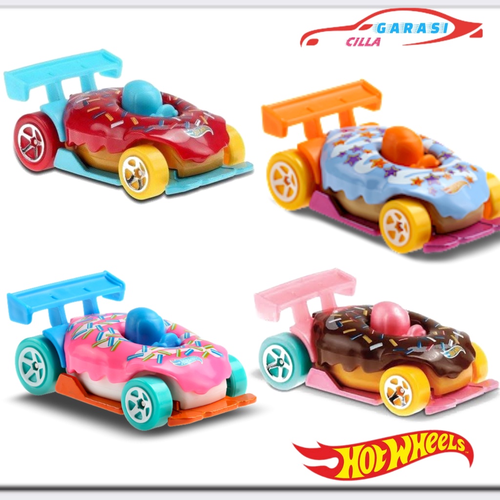 Hot Wheels Donut Drifter Fast Foodie Hotwheels Eating Model C3UR