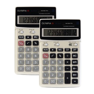 โอลิมเปีย เครื่องคิดเลข รุ่น SD-200VT แพ็คคู่ Olympia Calculator Model SD-200VT Twin Pack