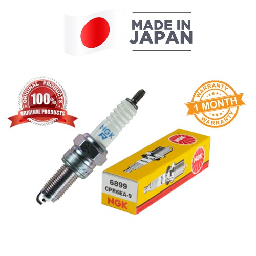[🔥แท้] 4 จังหวะยาว NGK CPR6EA-9  Honda Dream110i MSX WAVE125 WAVE110i WAVE125i CZI NICE125 SUPERCUB 