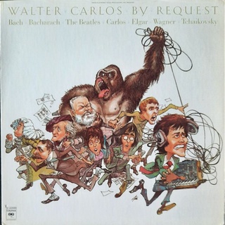 แผ่นเสียงเพลงบรรเลงอีเลคโทรนิคคลาสสิค Walter Carlos By Request, Vinyl (Used)