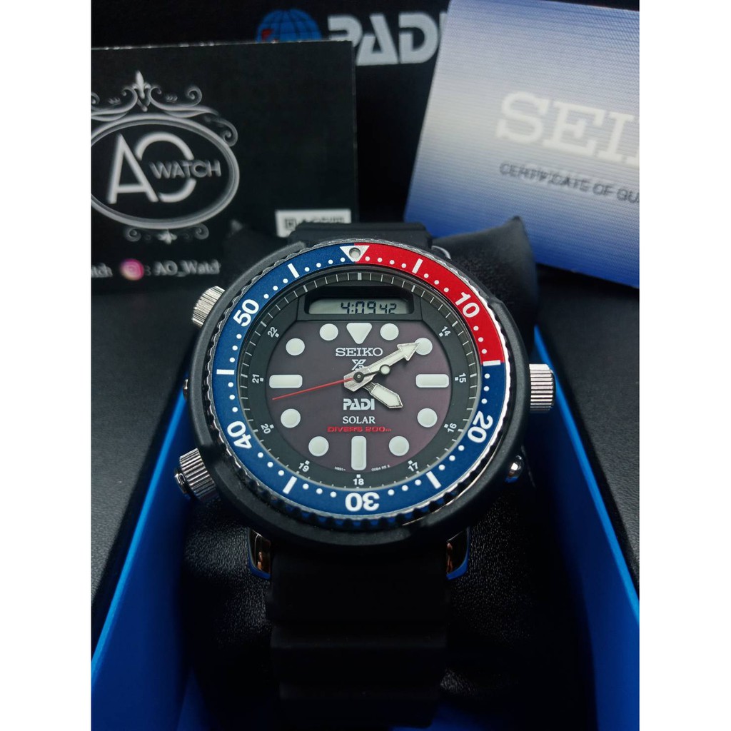 Seiko Prospev Arnie Solar Divers Watch