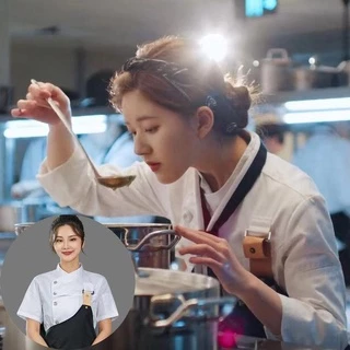 เสื้อแจ็กเก็ต เครื่องแบบเชฟ และผ้ากันเปื้อน สําหรับร้านอาหาร โรงแรม คาเฟ่ พนักงานเสิร์ฟ