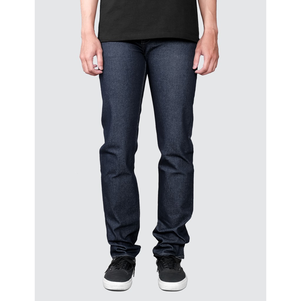 Mischief กางเกงยีนส์ - STR 002 สี Deep Indigo
