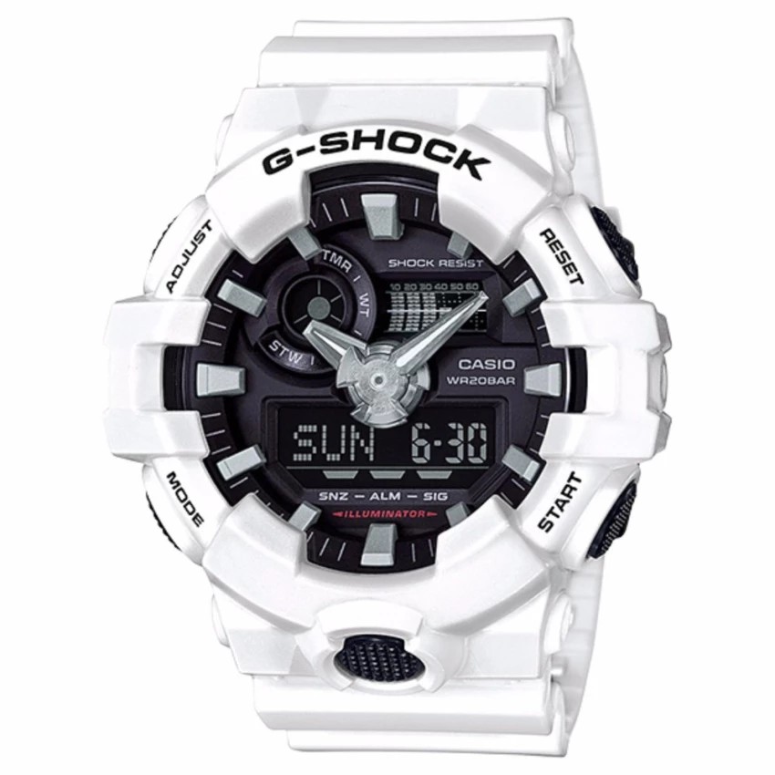Casio G-Shock นาฬิกาข้อมือผู้ชาย สายเรซิ่น รุ่น GA-700-7A
