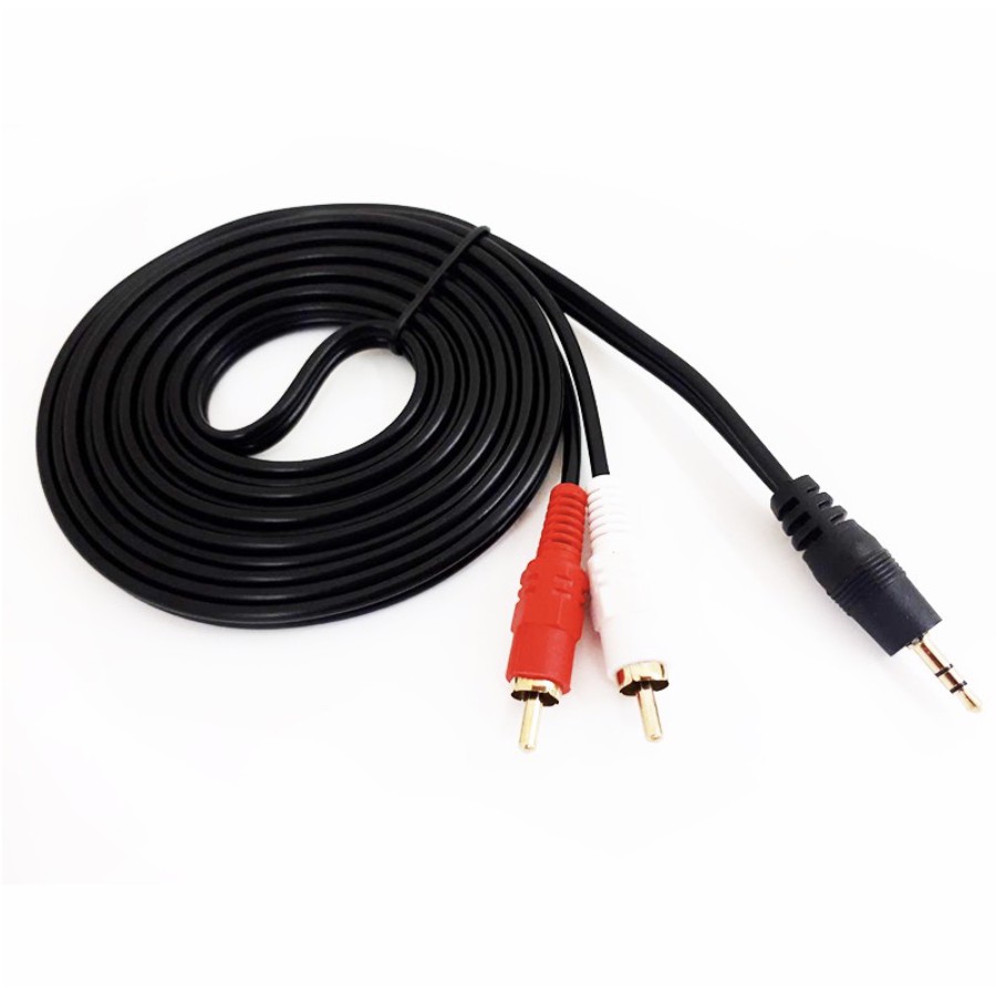 สาย Stereo (3.5) To AV ขาวแดง 423A [ 1.8m | 3m | 5m | 10m | 15cm | 20m ]